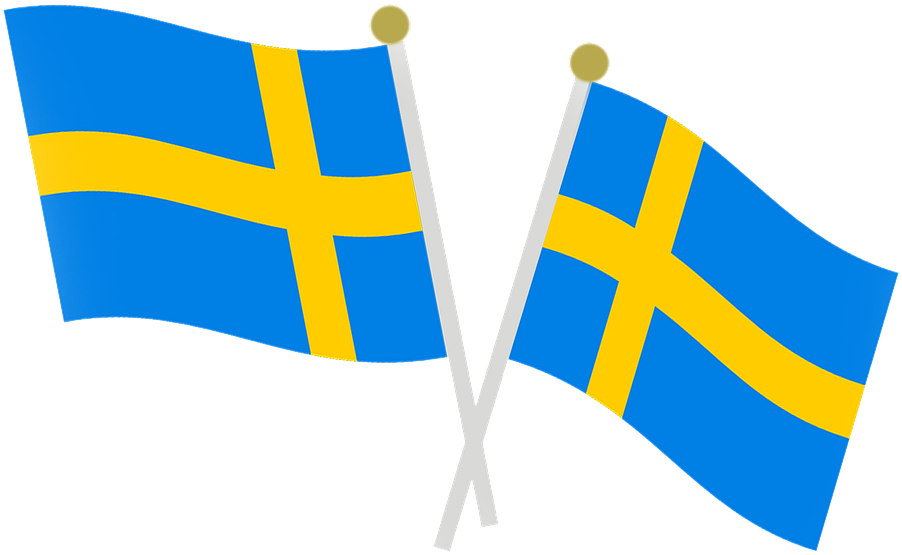 Flags, Flag Pole, Pennant, Swedish Flag - Swedish Flag Transparent Clipart (960x639), Png Download