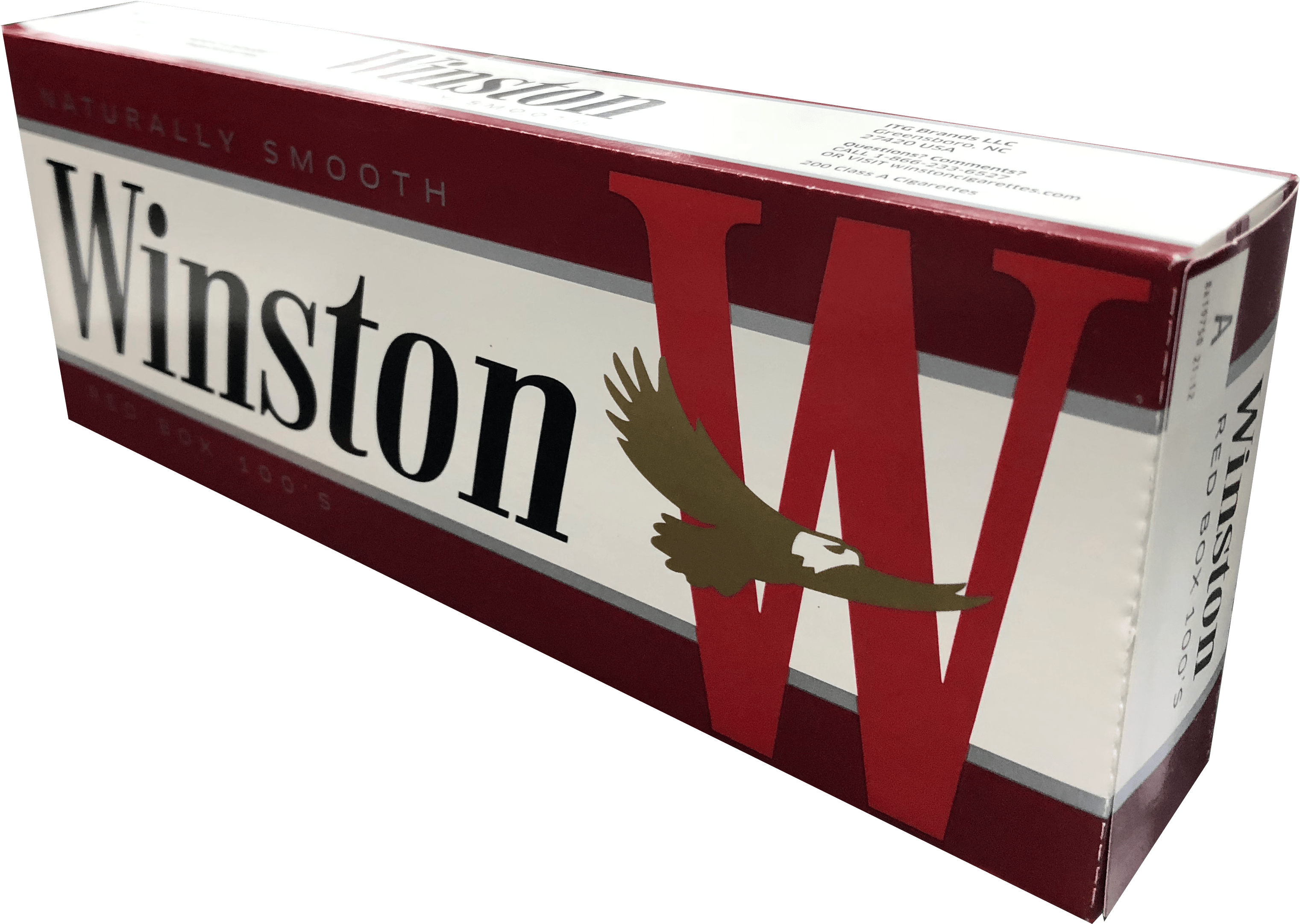 Winston Cigarette Carton - Box Clipart (3150x3149), Png Download