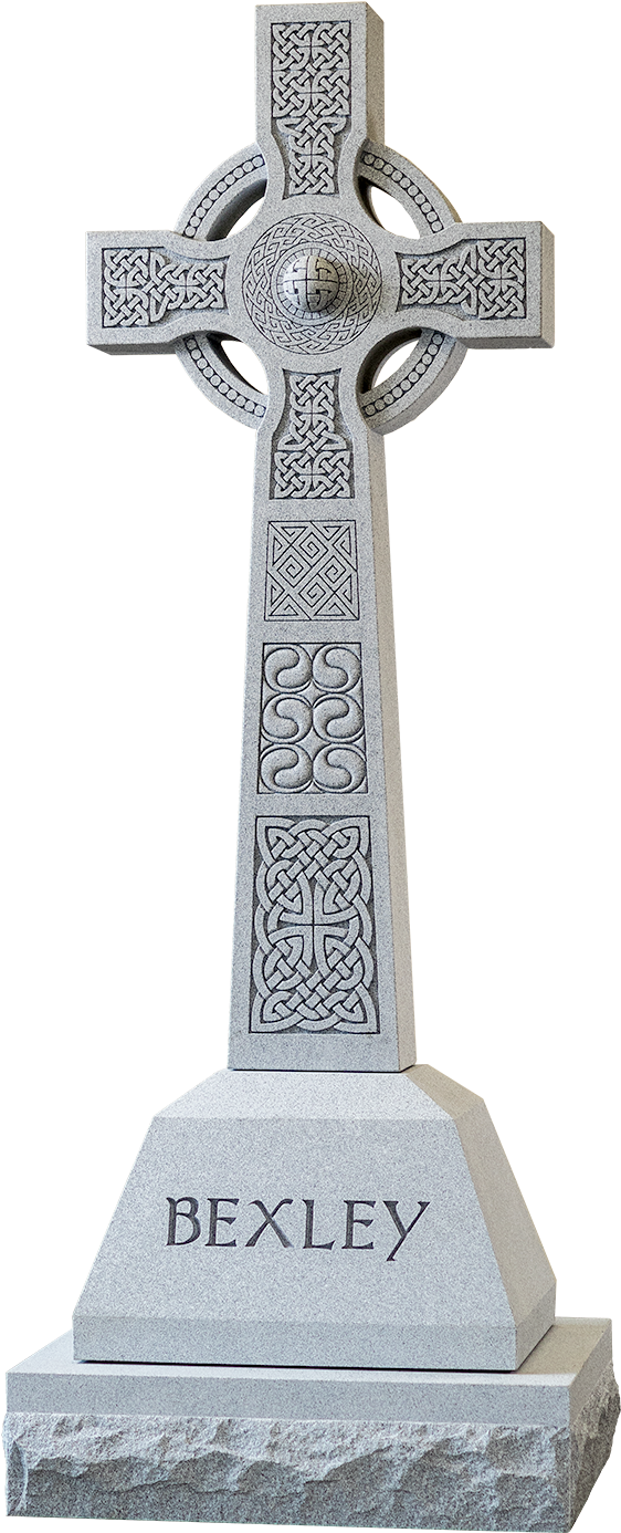 Celtic Crosses - Memorial Clipart (748x1438), Png Download