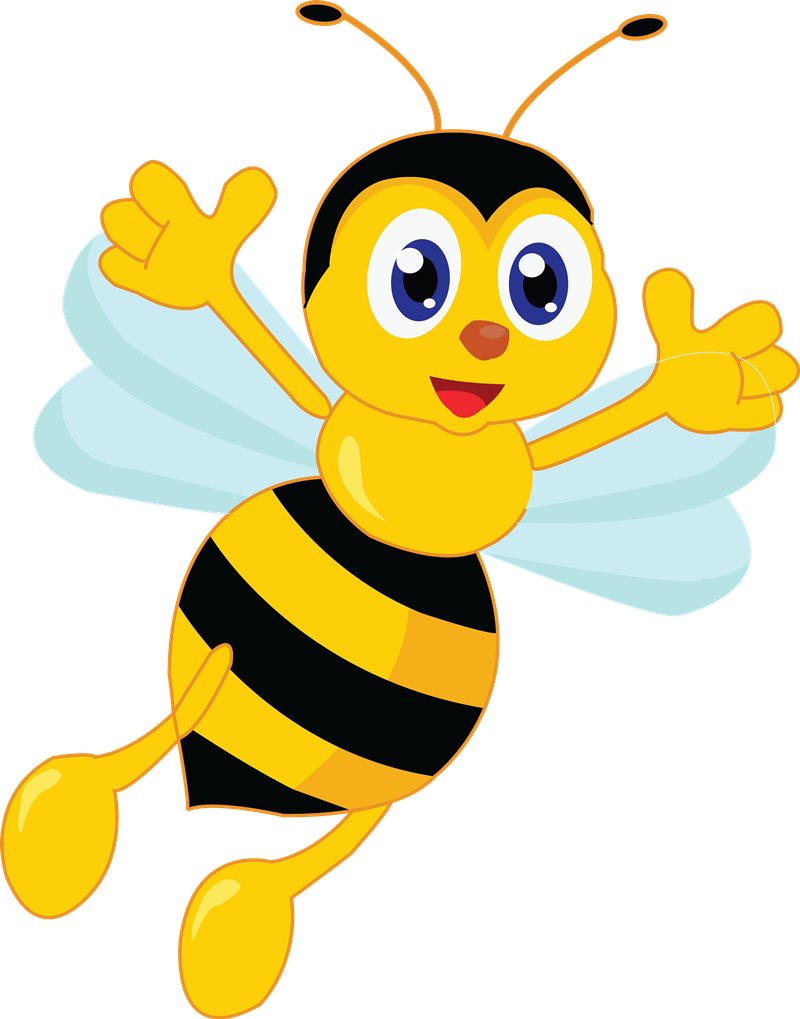 15 Bees Clipart Cartoon For Free Download On Mbtskoudsalg - Bee Clipart - Png Download (800x1019), Png Download