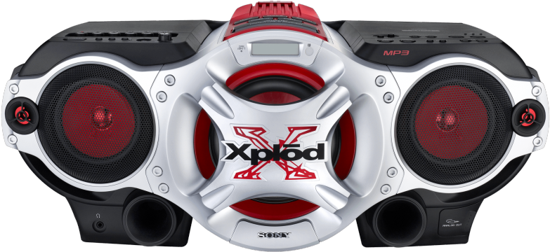 Insignia Cd Boombox - Sony Xplod Boombox Clipart (786x655), Png Download