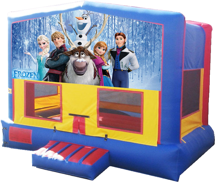 Frozen Move Bounce House - Frozen Clipart (800x800), Png Download