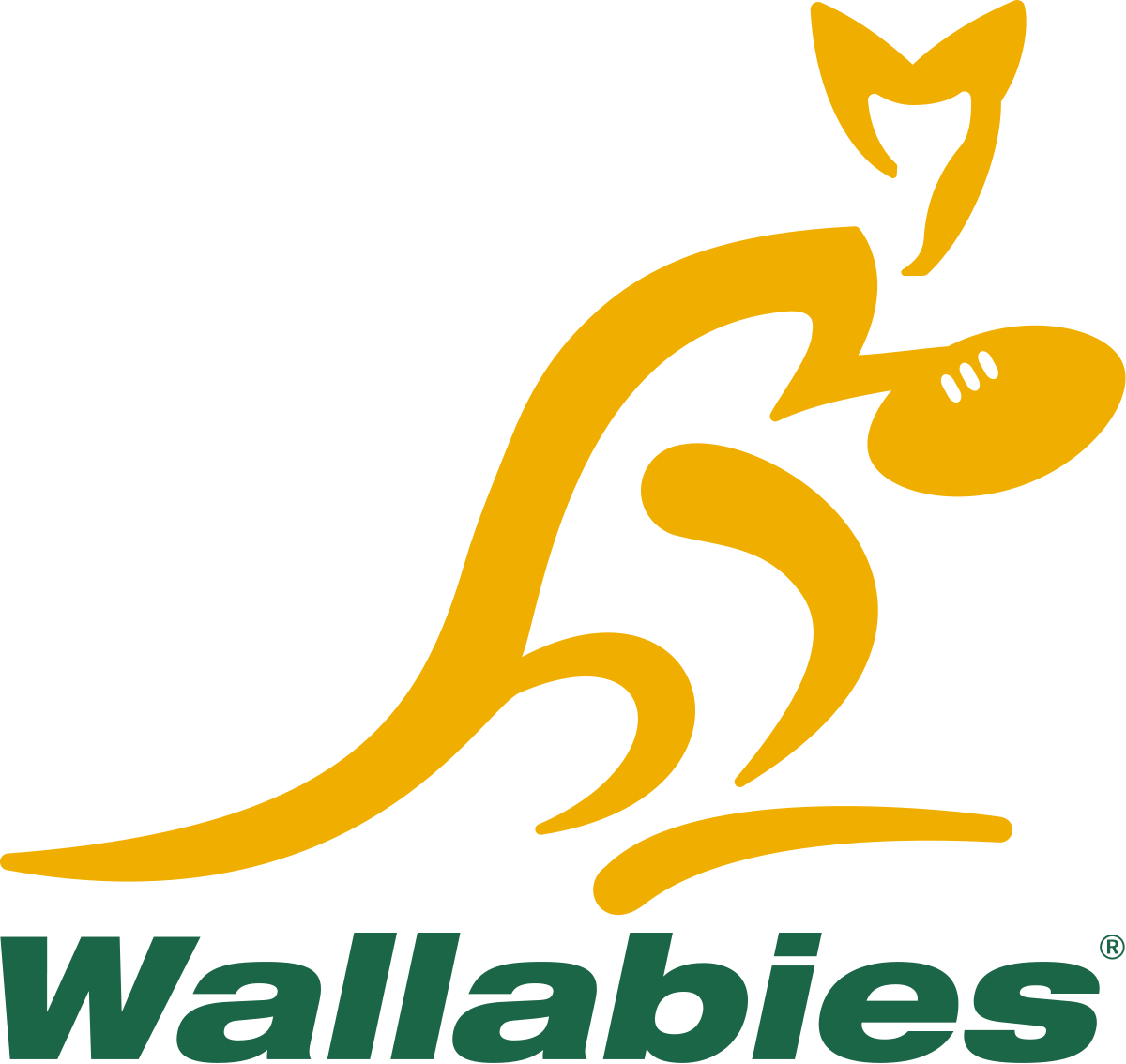 Australia - Wallabies Rugby Logo Clipart (1200x1134), Png Download