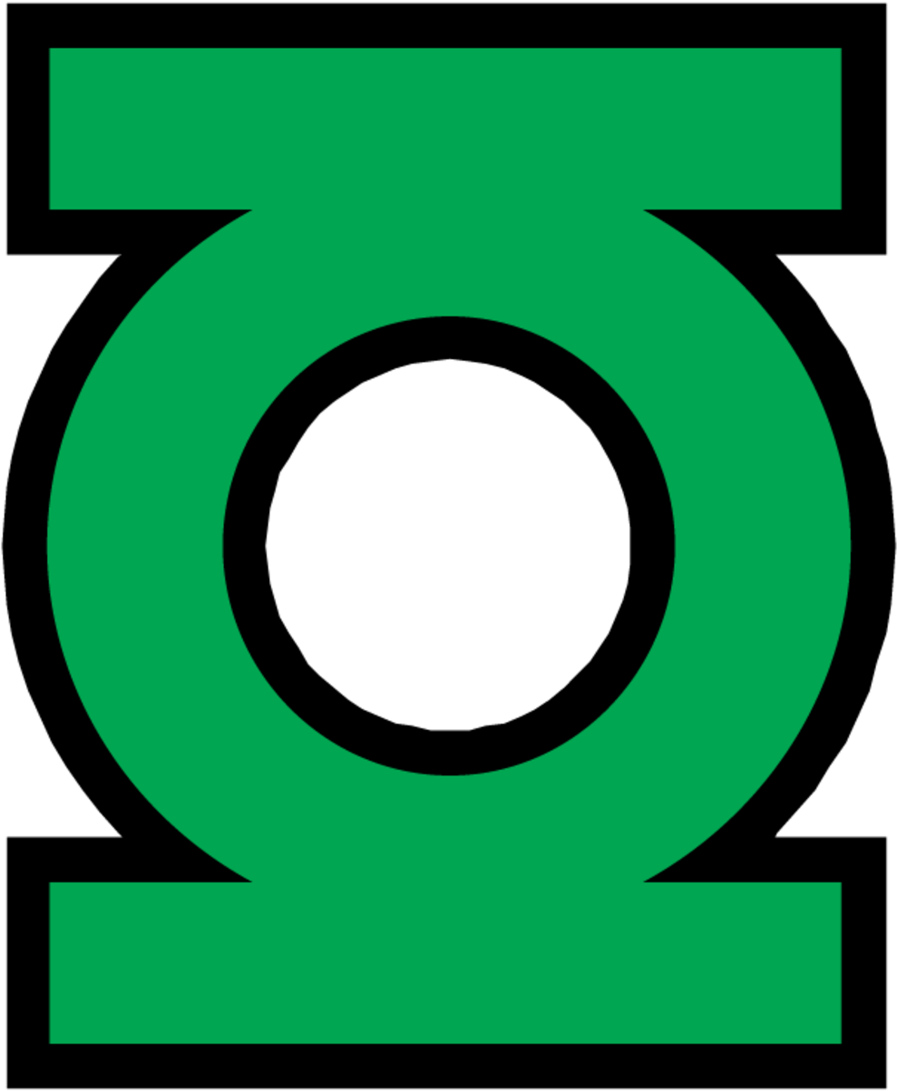 612 X 792 3 - Green Lantern Logo Png Clipart (612x792), Png Download