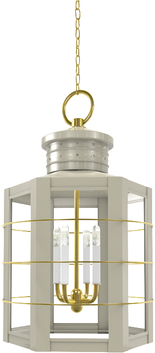 Nantucket Lantern With Brass - Ceiling Fixture Clipart (1000x1000), Png Download