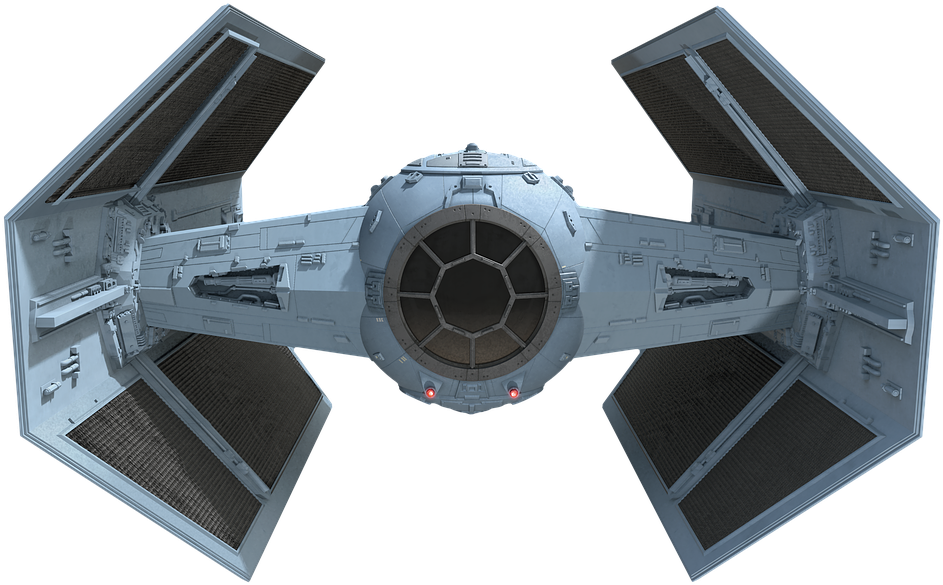 Spaceship, Model, Toys, Star Wars, Isolated, Action - Darth Vader Tie Fighter Png Clipart (960x608), Png Download