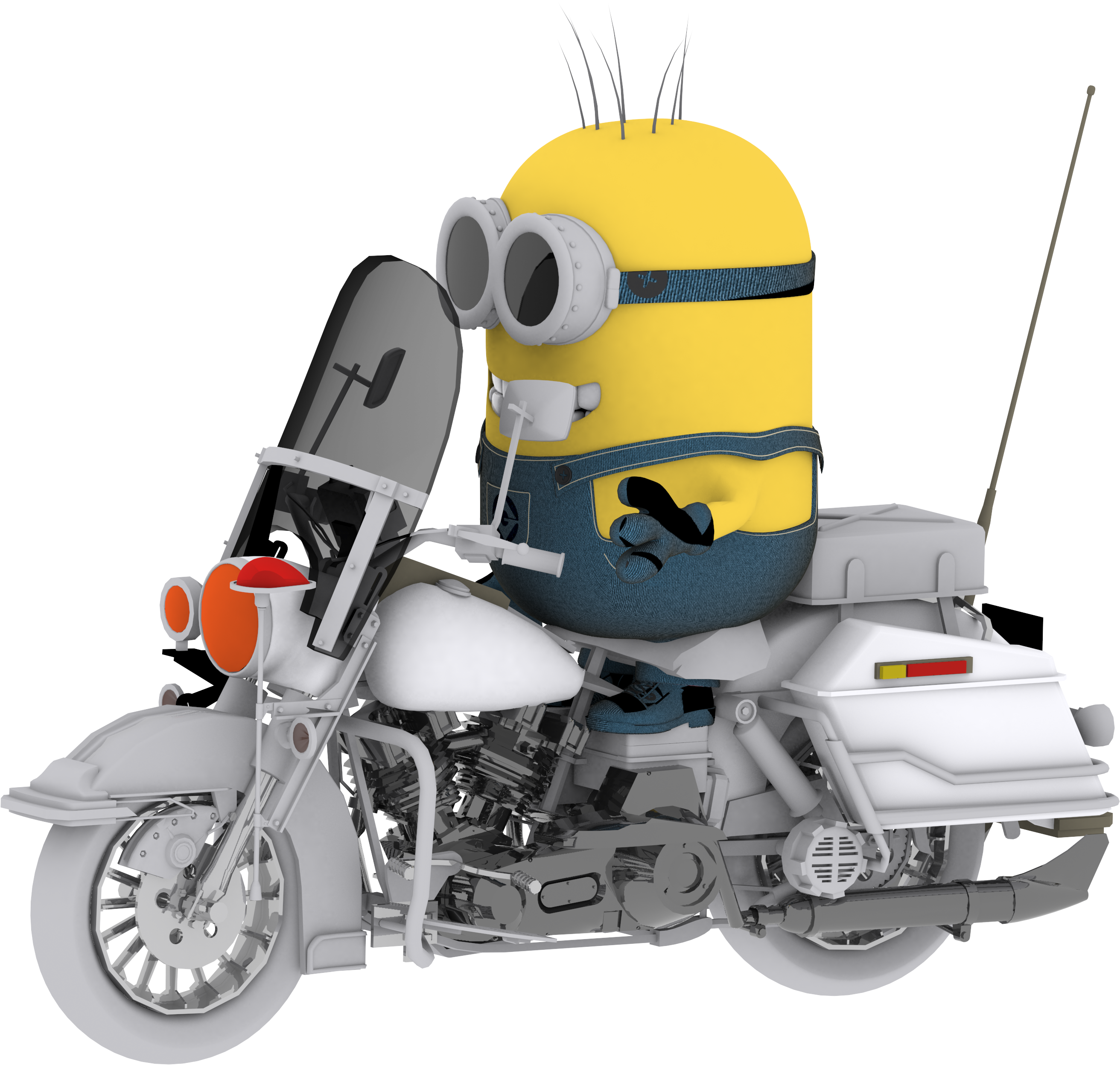 Minion Drive Motobcycle Png Clipartly Comclipartly - Toy Motorcycle Transparent Png (2696x2536), Png Download