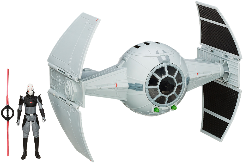 Figure, Spaceship, Model, Toys, Inquisitor, Star Wars - Star Wars Rebels Inquisitor Tie Clipart (960x660), Png Download