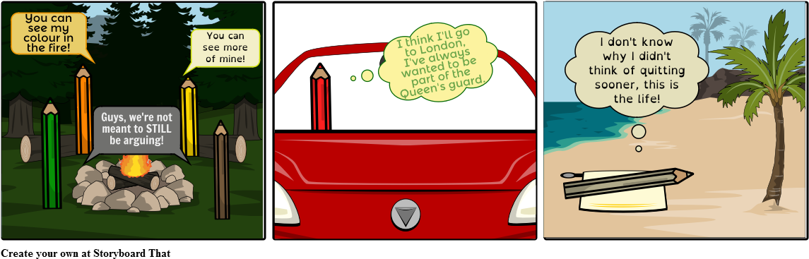 The Day The Crayons Quit - Cartoon Clipart (1164x385), Png Download