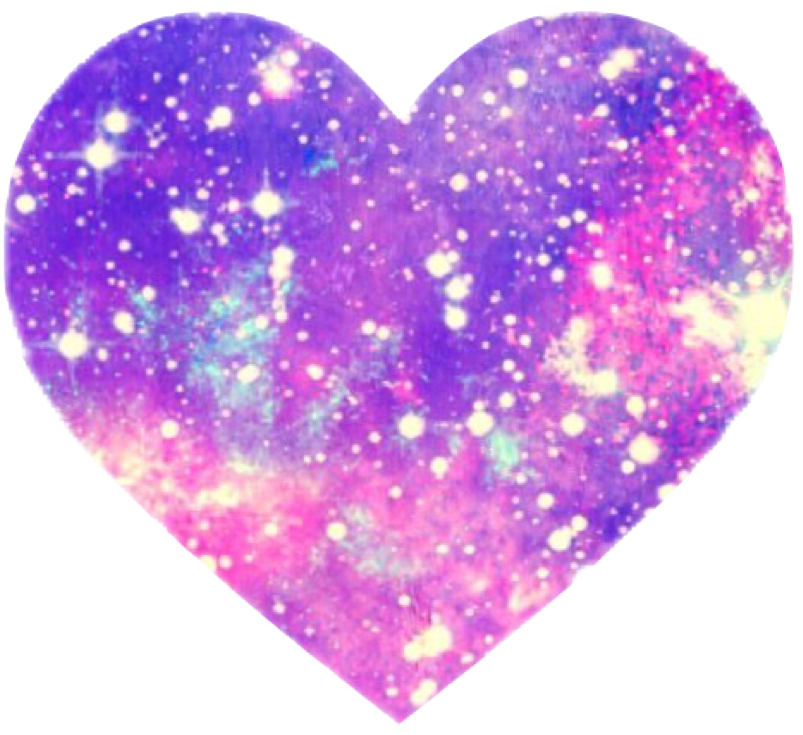 Galaxy Sparkles Pink Love Sparkle Heart Vector Black - Clip Art - Png Download (803x735), Png Download
