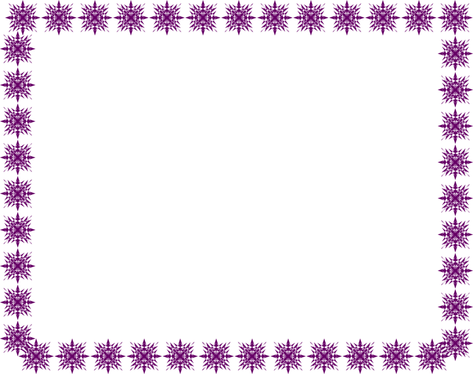 Purple Border Frame Png Photos - Clip Art Transparent Png (958x758), Png Download