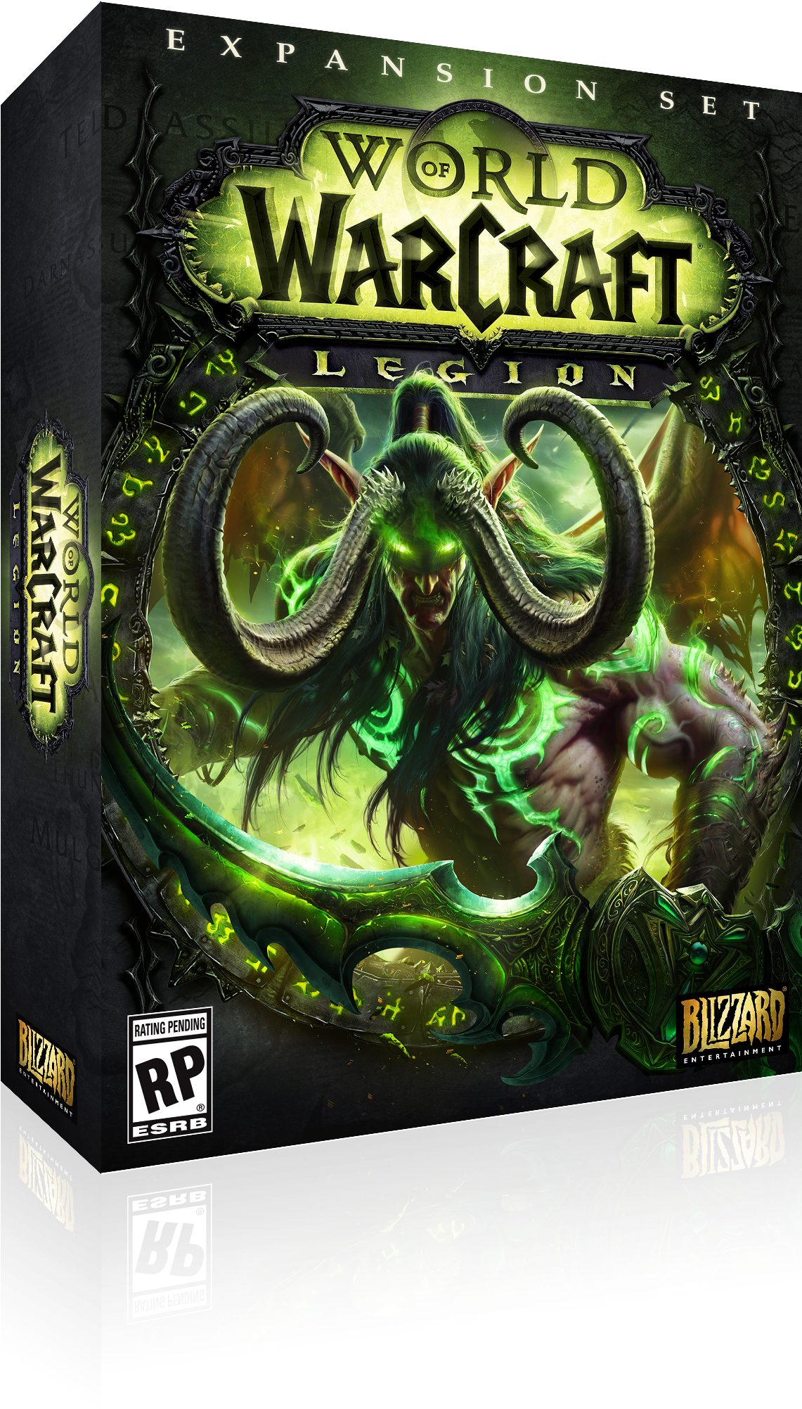 Wow Legion Box Art 3d-l - World Of Warcraft Legion Box Art Clipart (1808x2550), Png Download