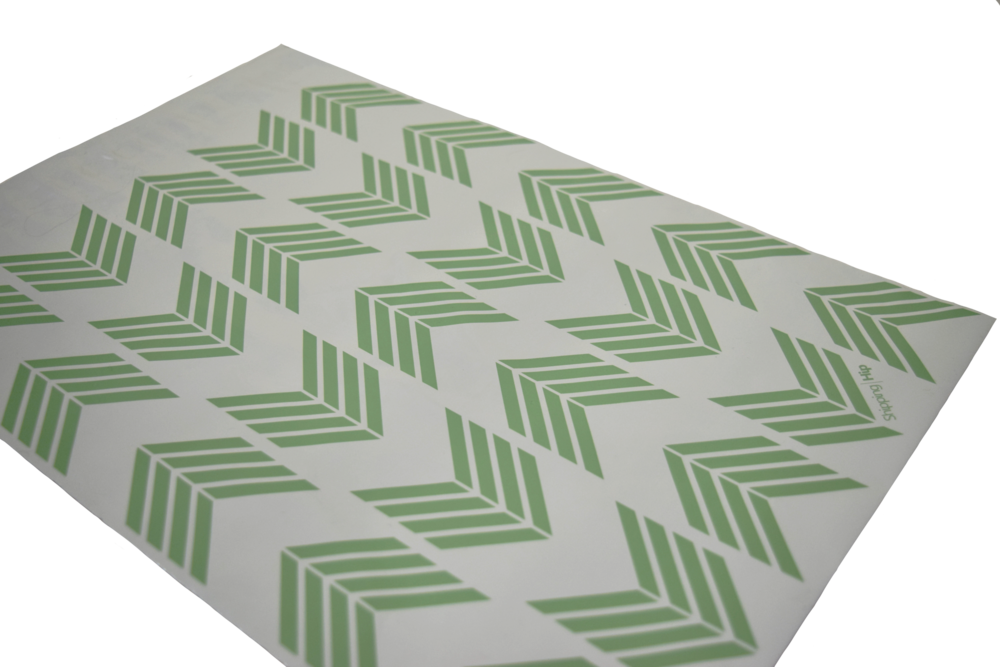 Sage Chevron - Placemat Clipart (1000x667), Png Download