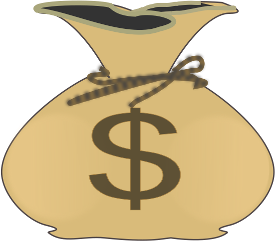 Money Bag Svg Clip Arts 600 X 528 Px - Png Download (600x528), Png Download