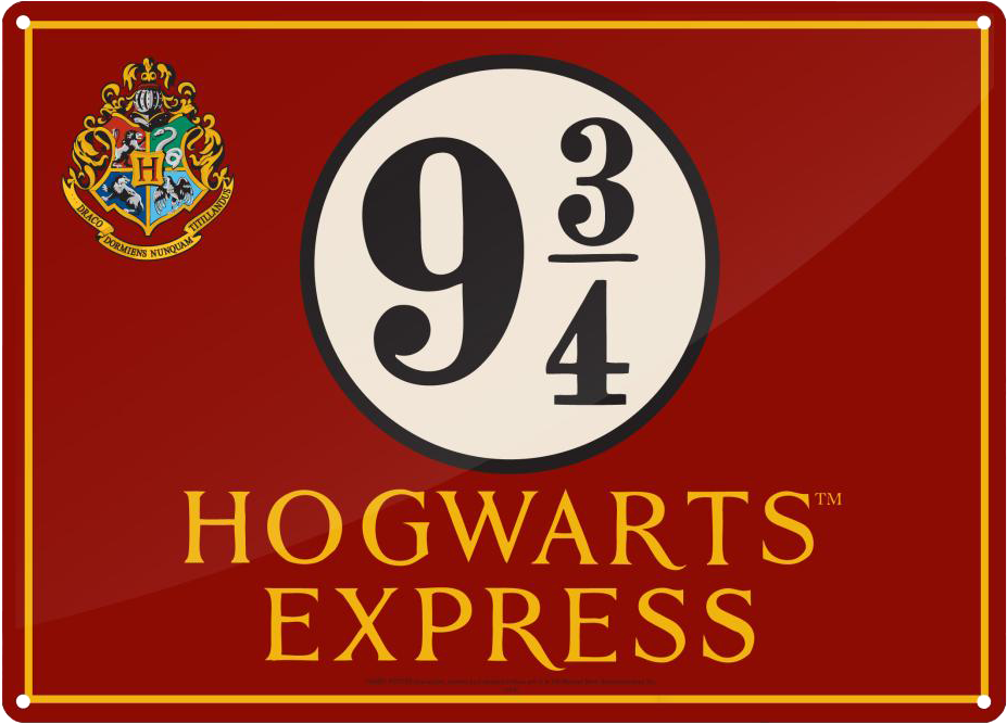 Harry - Voie 9 3 4 Harry Potter Clipart (1000x1000), Png Download