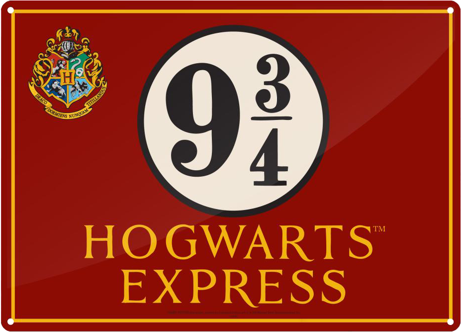 9 3 четверти число. Платформа 9 3/4 Hogwarts Express Гарри Поттер. Платформа 9 и 3/4 Гарри Поттер табличка. Платформа 9 3 4 плакат Гарри Поттера. Платформа 9 и 3 четверти Гарри Поттер
