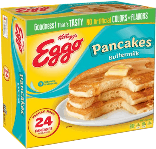 Eggo® Pancakes & Toast Offer - Eggo Buttermilk Pancakes Clipart (600x600), Png Download
