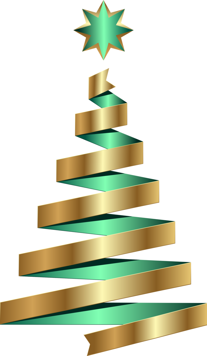 Imágenes De Árboles De Navidad - Red And Gold Christmas Tree Png Clipart (682x1170), Png Download