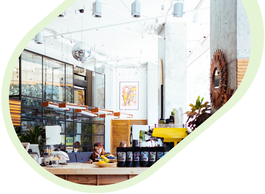 Oxebox Header Image - Coffee Shop Plan Clipart (864x632), Png Download