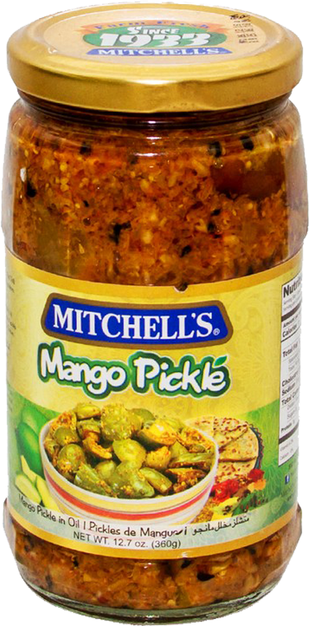 Mitchells Mango Pickle 360 Gm - Green Bean Clipart (1000x1000), Png Download