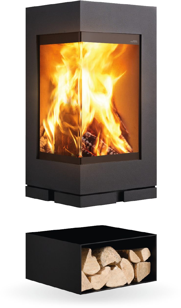 Skantherm Kaminofen Clipart (1080x1600), Png Download