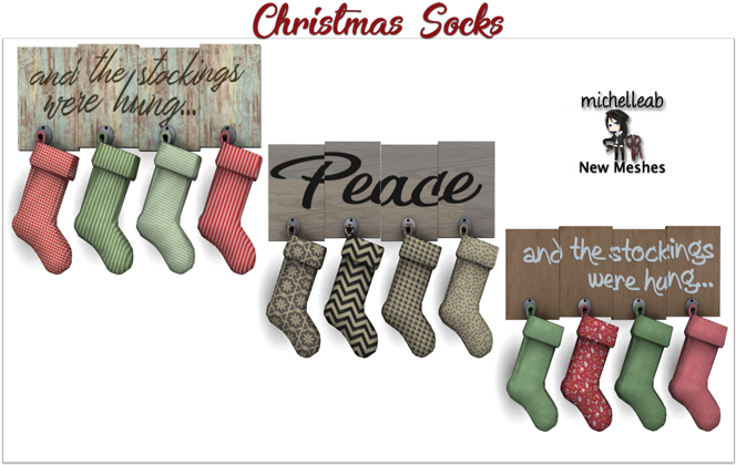Santa Saturday Week 2 At Hell Has Spoken Christmas - Sims 4 Christmas Stockings Clipart (700x560), Png Download