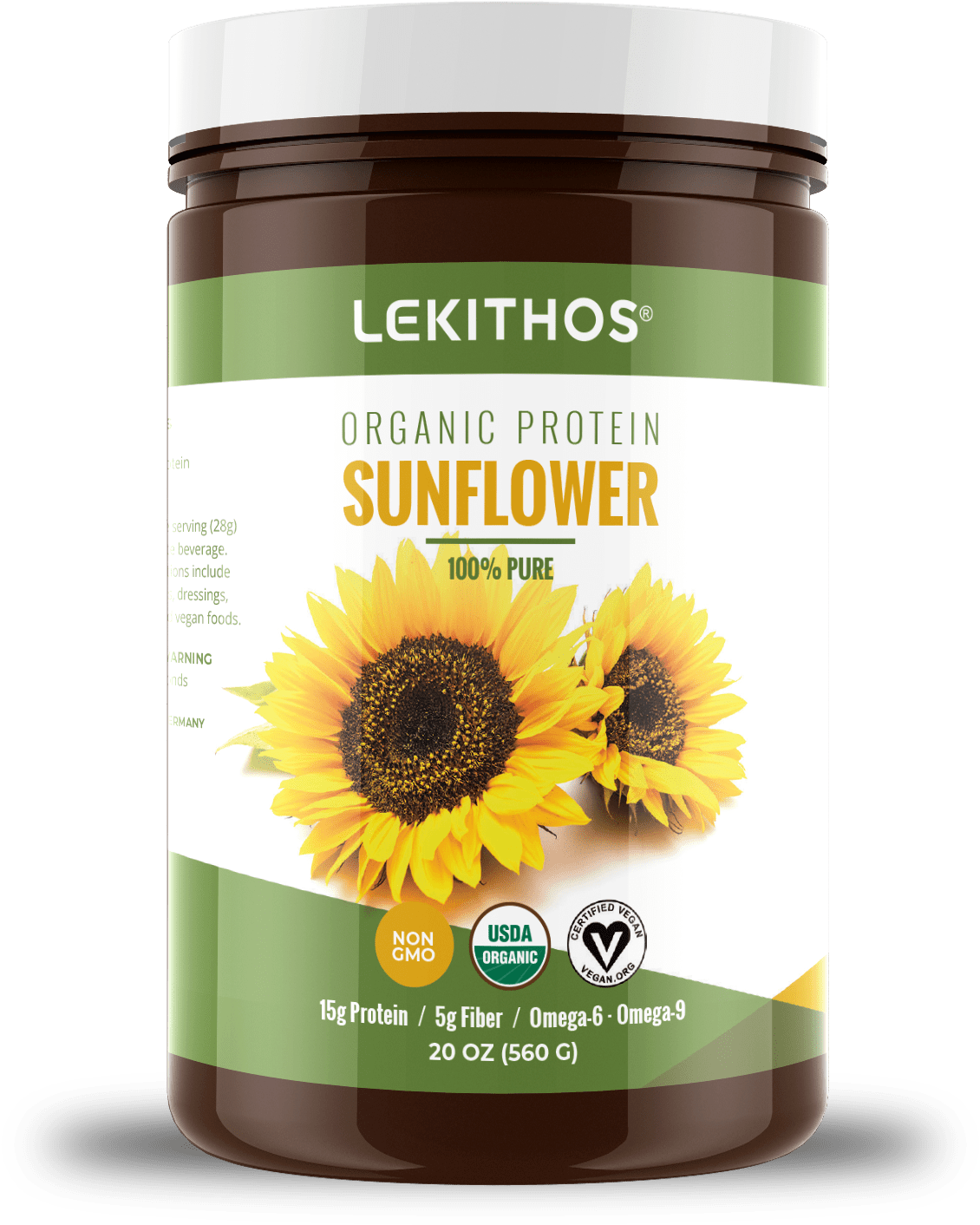 Organic Sunflower Seed Protein - Black-eyed Susan Clipart (1198x1750), Png Download