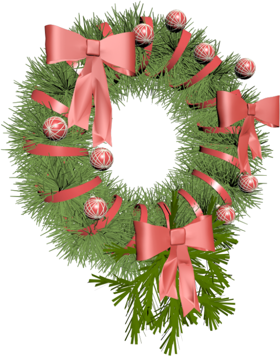 Wreath Clipart (566x719), Png Download