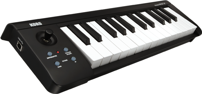 Korg Microkey Midi Keyboard 25 Key - Korg Microkey 25 Key Clipart (1000x400), Png Download