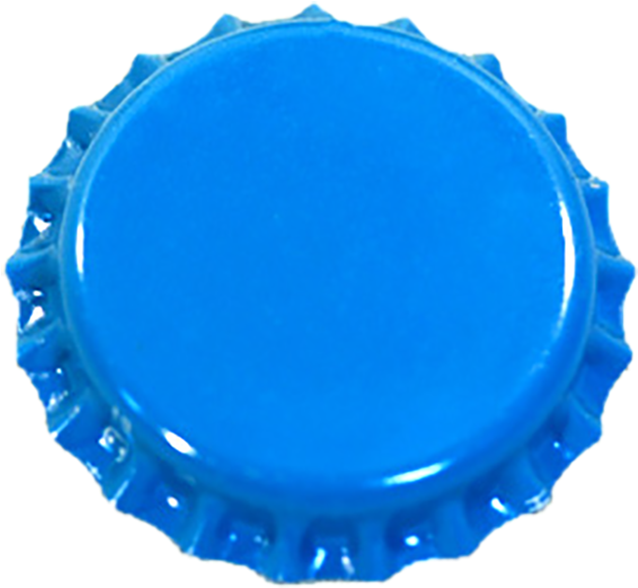 Novo Item De Cor Azul De Metal Garrafa De Cerveja Cap - Beer Bottle Cap Png Clipart (750x750), Png Download