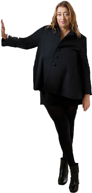 Hadid3 People Cutout, Cut Out People, Render People, - Zaha Hadid Cutout Clipart (519x693), Png Download
