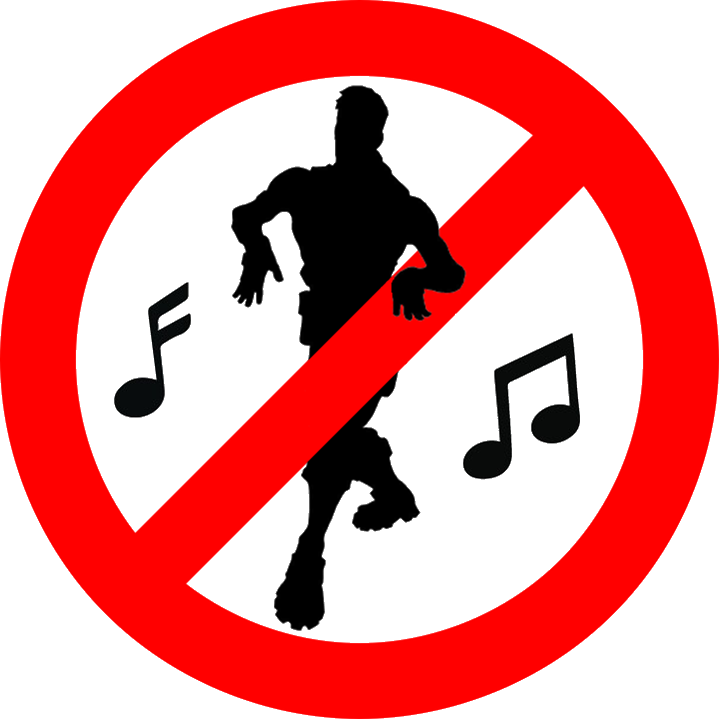 No Circle Transparent Fortnite No Dancing Sign Clipart Large Size Png Image Pikpng