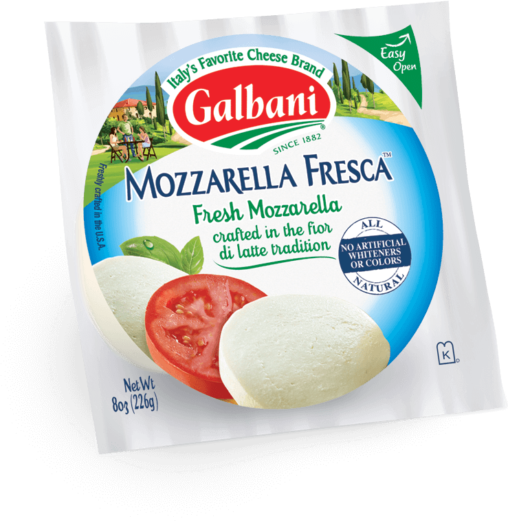 Galbani Mozzarella Ball 8 Oz Clipart (1024x1024), Png Download