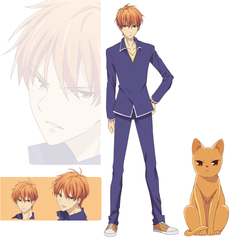 Anime, Shindo Masaru, Tms Entertainment, Fruits Basket, - Fruits Basket 2019 Character Design Clipart (966x990), Png Download