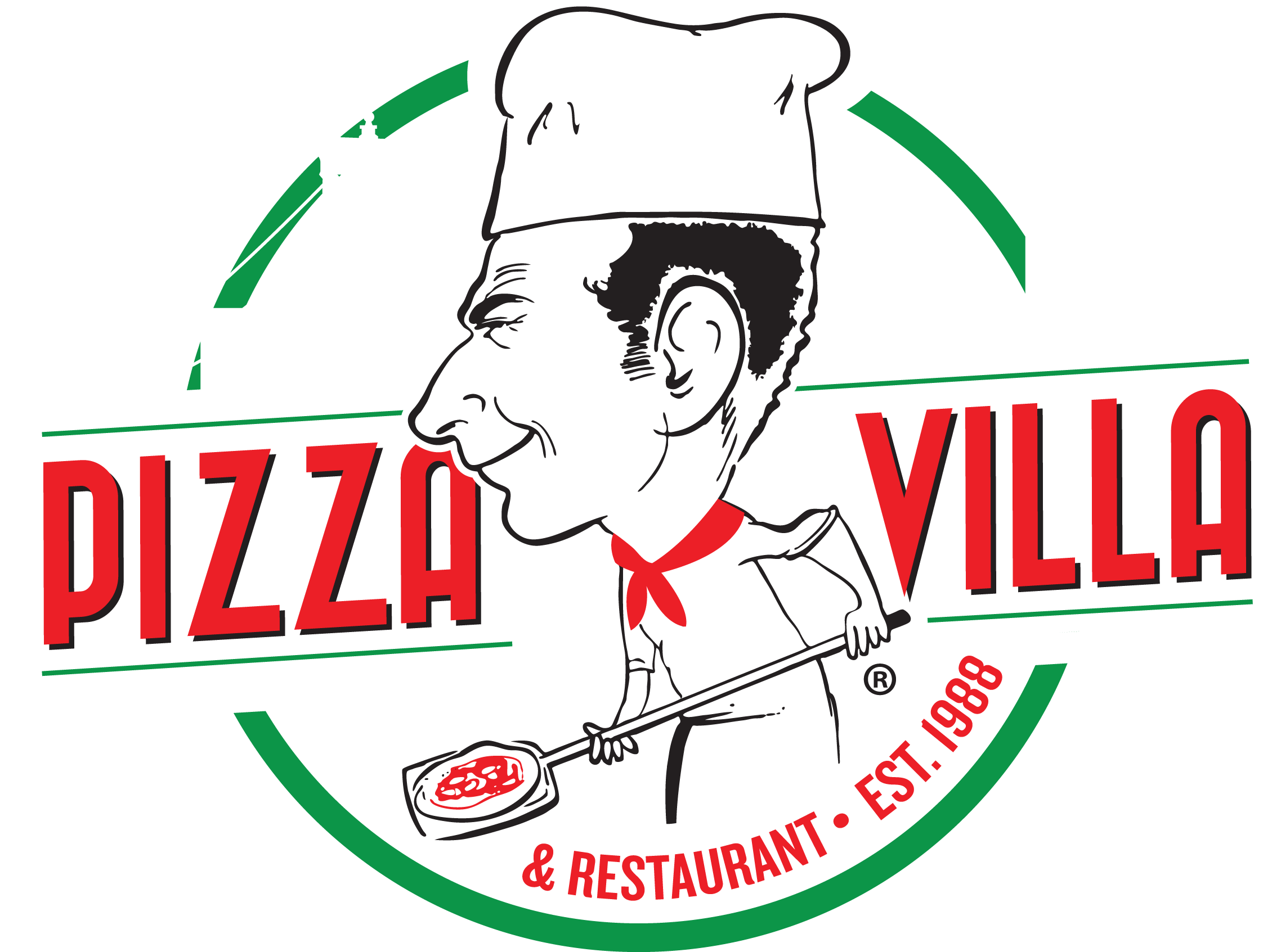 Pizza Villa Logo - Ad Villaviciosa De Odon Clipart (2276x1693), Png Download
