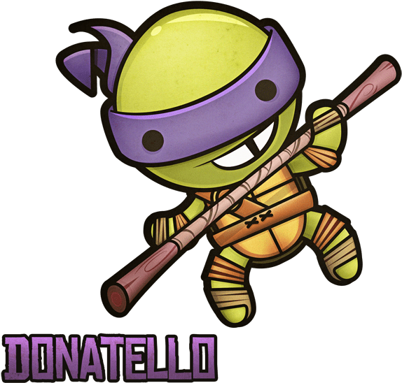 Tortuga Ninja Kawaii Clipart (600x600), Png Download