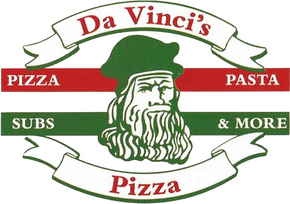 Davinci's Pizza Logo - Label Clipart (1064x758), Png Download