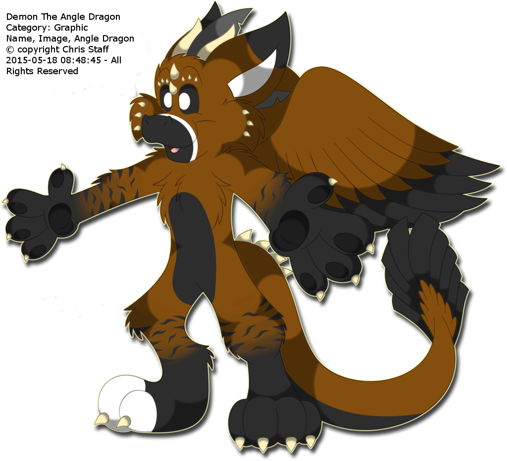 388kib, 1024x932, Demon The Angle Dragon - Dutch Angel Dragon Telephone And Radio Clipart (1024x932), Png Download