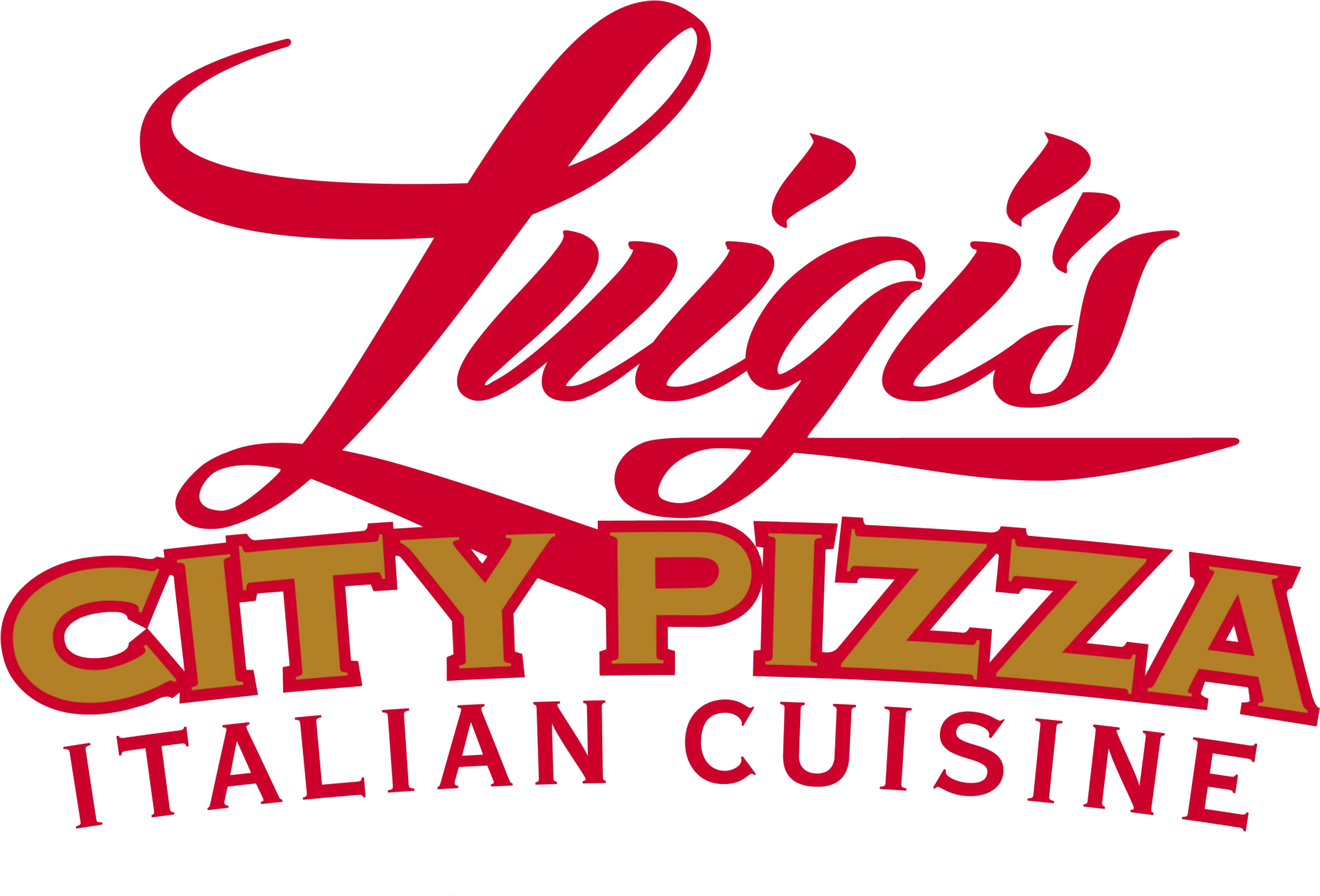 Luigi's City Pizza Logo - Luigi's Pizza Nashville Logo Clipart (3455x2382), Png Download