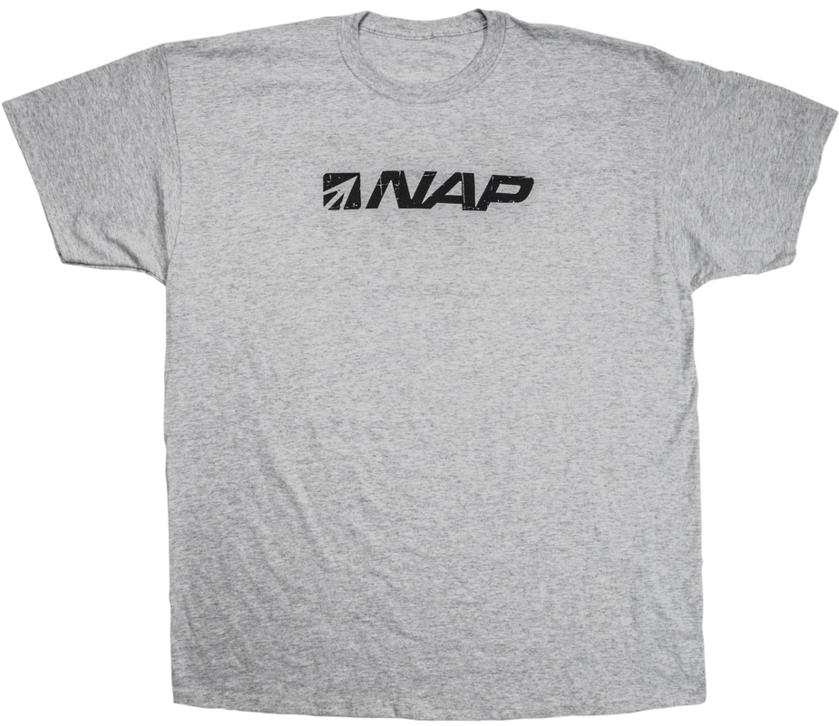 Nap Gray T-shirt - Active Shirt Clipart (1000x1000), Png Download
