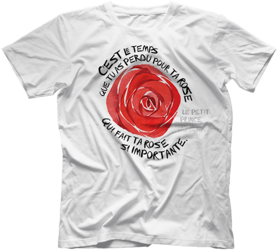 Le Rose Du Prince - T Shirt Shadow Png Clipart (1000x1000), Png Download