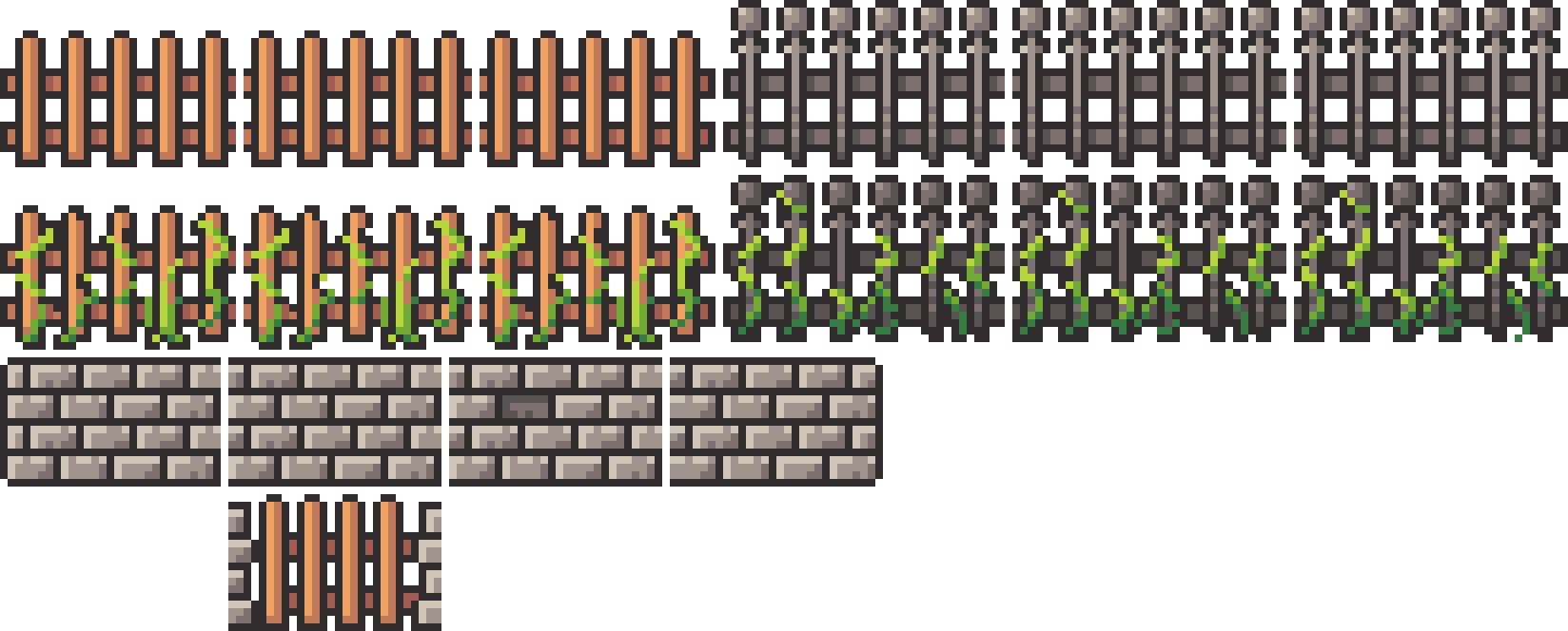 Fences And Walls-preview - Pattern Clipart (1648x664), Png Download