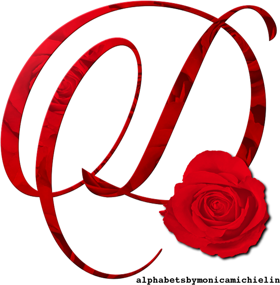 Alfabeto Rosa Vermelha Png, Red Rose Alphabet - Dezigual Petange Clipart (1000x1000), Png Download