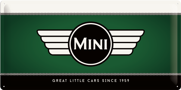 Nostalgic Art Tin Sign Mini Retro Logo 25 X 50 Cm - Mini Clipart (600x600), Png Download