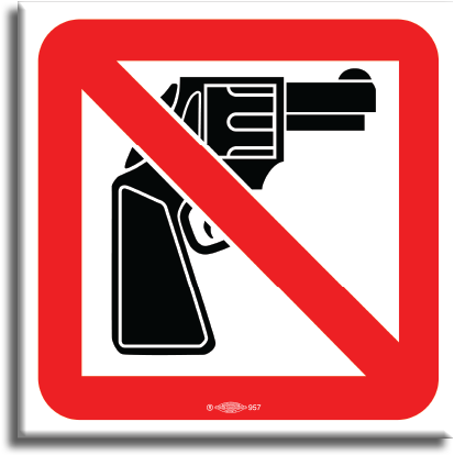 Retro Logo 2" X 2" Button - Stop Gun Violence Clipart (800x800), Png Download