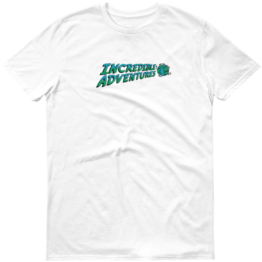 Incredible Adventures Men's Retro Logo Tee In White - Active Shirt Clipart (600x600), Png Download