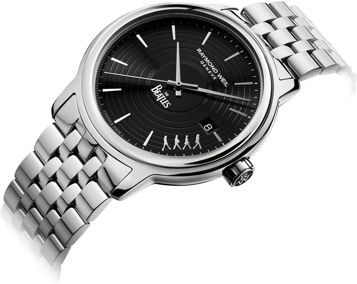 Maestro 'the Beatles “abbey Road” Limited Edition' - Raymond Weil Limited Edition Beatles Watch Clipart (700x613), Png Download