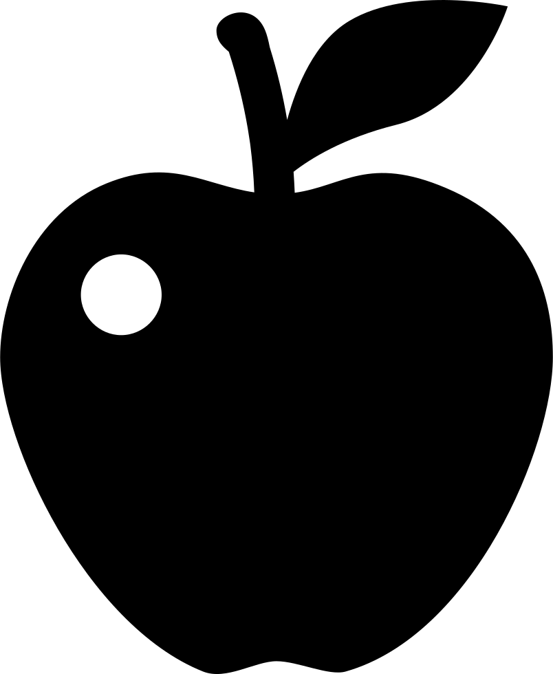 New York Apple Symbol Comments - Apple Fruit Icon Png Clipart (804x980), Png Download