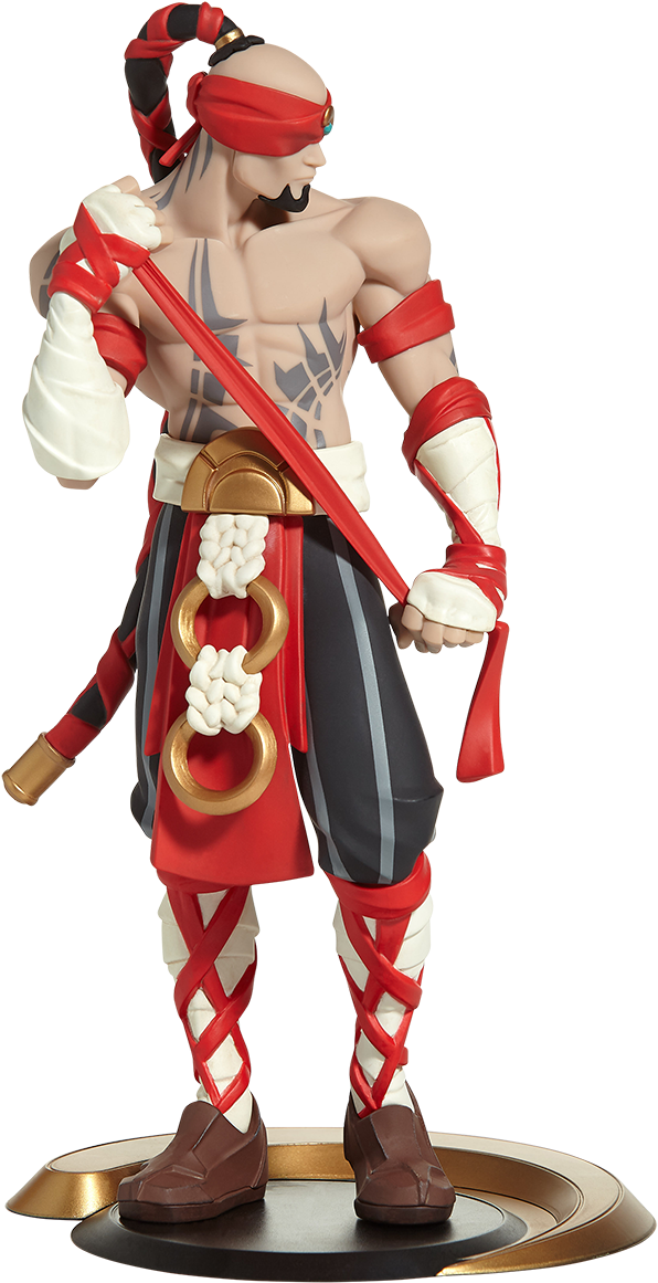 Lee Sin Unlocked Statue Clipart (1000x1250), Png Download