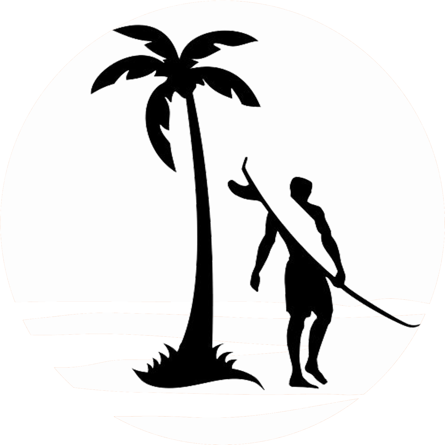 Logo - Palm Tree Silhouette Clip Art - Png Download (1500x1500), Png Download
